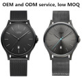 custom men in black minimalist hand watch oem odm original honorable watches relogio masculino